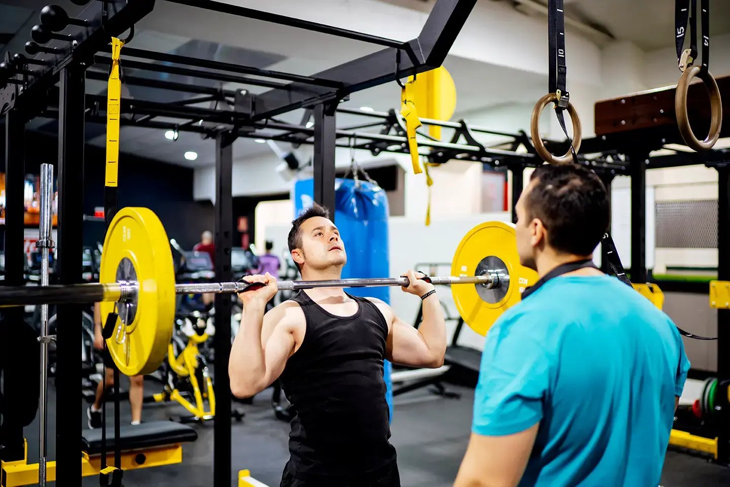 Personal trainers working in a Melbourne gym, representing bookkeeping and BAS services by 42 Advisory